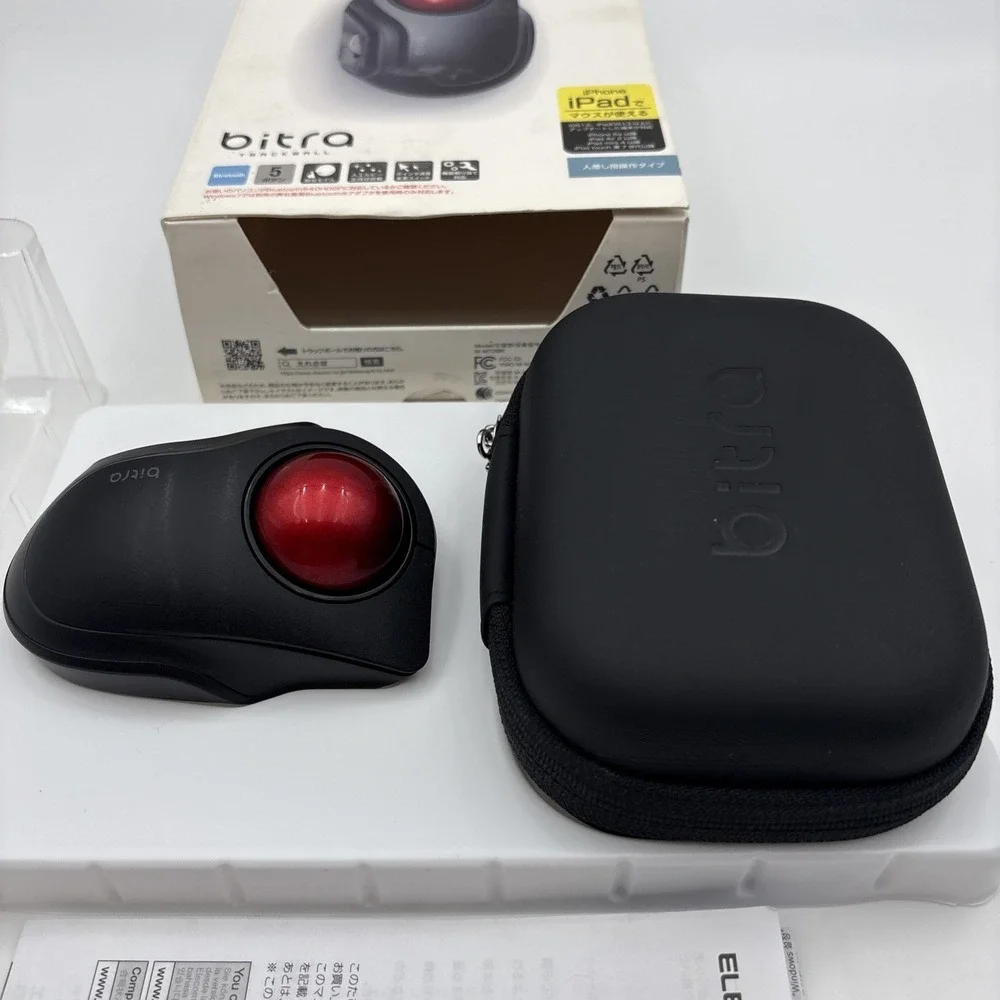 ELECOM bitra Trackball Mouse Quiet Index Finger Bluetooth Wireless Size 5